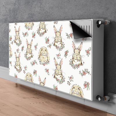Heizkörperverkleidung magnet Hellbraune kaninchen