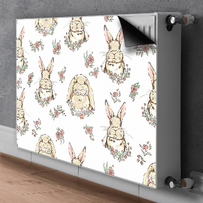 Heizkörperverkleidung magnet Hellbraune kaninchen
