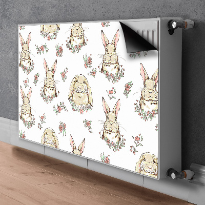 Heizkörperverkleidung magnet Hellbraune kaninchen