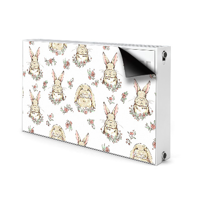 Heizkörperverkleidung magnet Hellbraune kaninchen