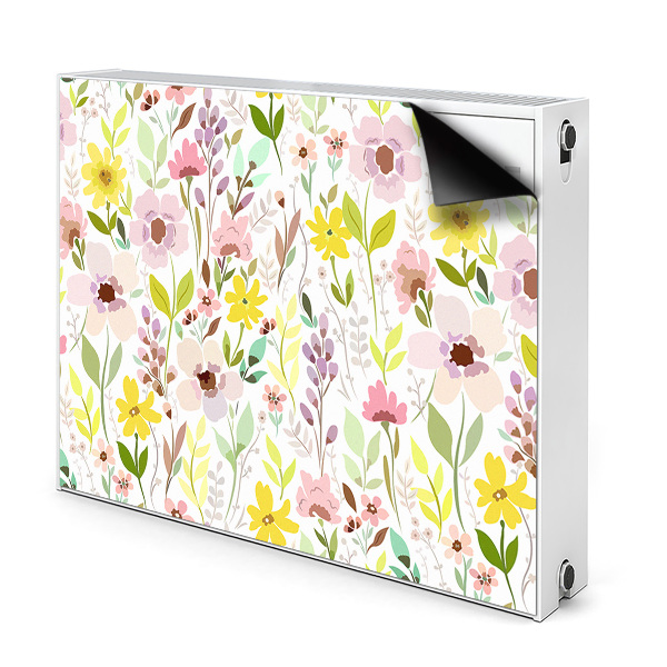 Heizkörperverkleidung magnet Farbenfrohe blumen