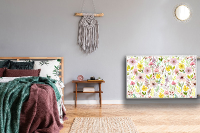 Heizkörperverkleidung magnet Farbenfrohe blumen