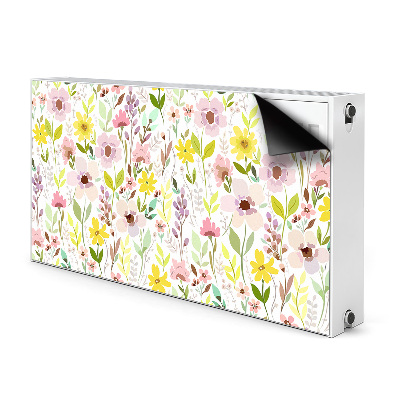 Heizkörperverkleidung magnet Farbenfrohe blumen