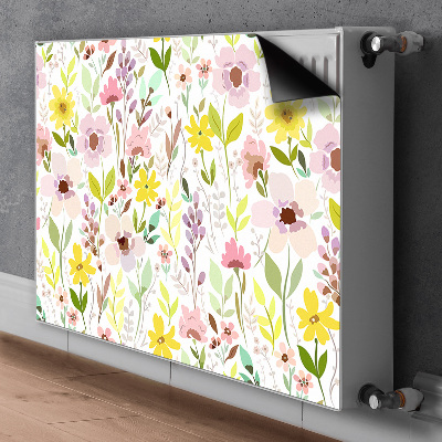 Heizkörperverkleidung magnet Farbenfrohe blumen