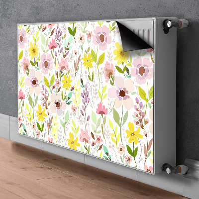 Heizkörperverkleidung magnet Farbenfrohe blumen