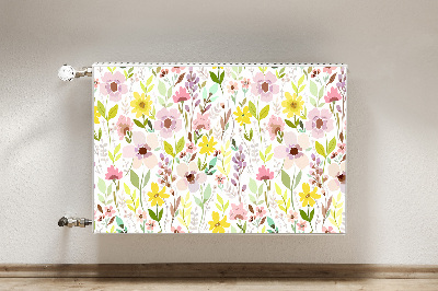 Heizkörperverkleidung magnet Farbenfrohe blumen