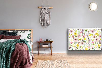 Heizkörperverkleidung magnet Farbenfrohe blumen