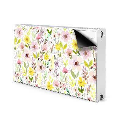 Heizkörperverkleidung magnet Farbenfrohe blumen
