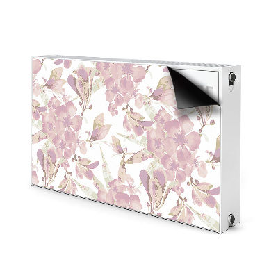 Heizkörperverkleidung magnet Hibiskus blassrosa