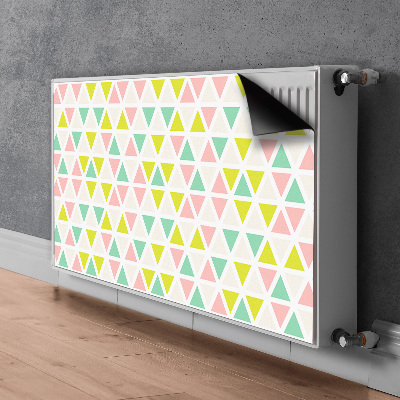 Heizkörperverkleidung magnet Bunte dreiecke