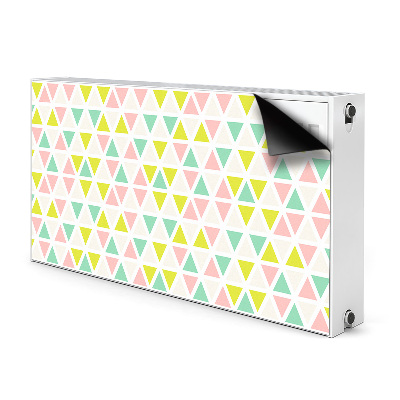 Heizkörperverkleidung magnet Bunte dreiecke
