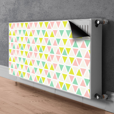Heizkörperverkleidung magnet Bunte dreiecke