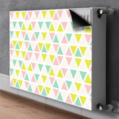 Heizkörperverkleidung magnet Bunte dreiecke