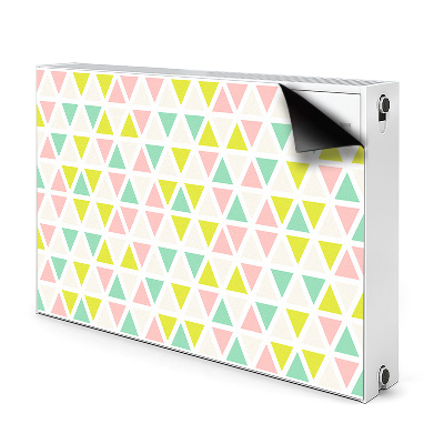 Heizkörperverkleidung magnet Bunte dreiecke