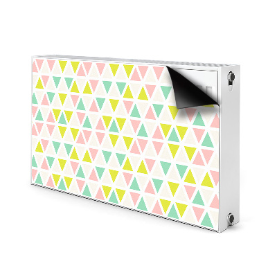 Heizkörperverkleidung magnet Bunte dreiecke