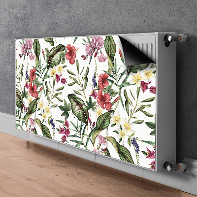Magnet Heizkörperverkleidung Tropische blumen