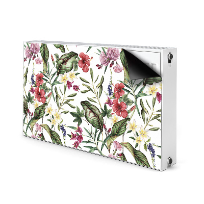 Magnet Heizkörperverkleidung Tropische blumen