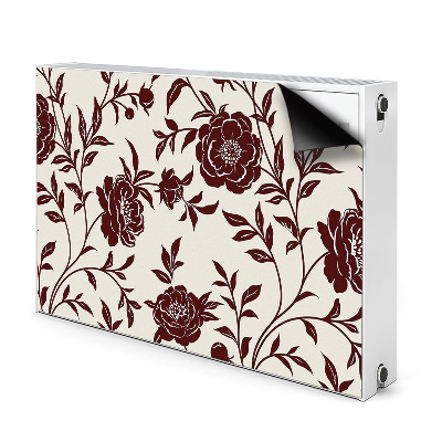 Magnet Heizkörperverkleidung Burgunderblumen