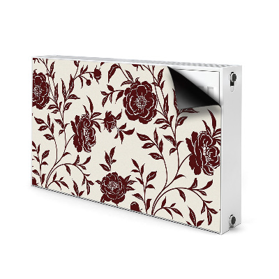 Magnet Heizkörperverkleidung Burgunderblumen