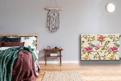 Heizkörperverkleidung magnet Blumen und vögel
