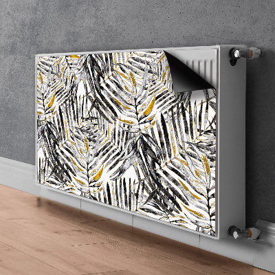 Magnet Heizkörperverkleidung Schwarze blätter