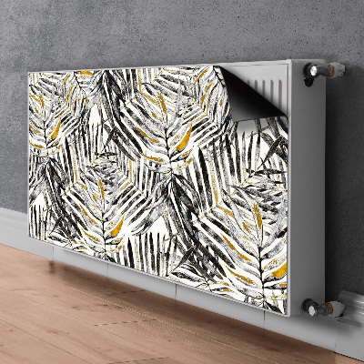 Magnet Heizkörperverkleidung Schwarze blätter