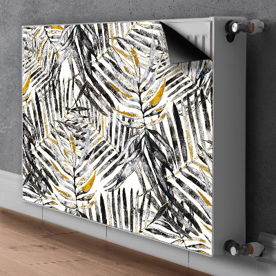 Magnet Heizkörperverkleidung Schwarze blätter