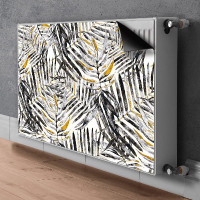 Magnet Heizkörperverkleidung Schwarze blätter