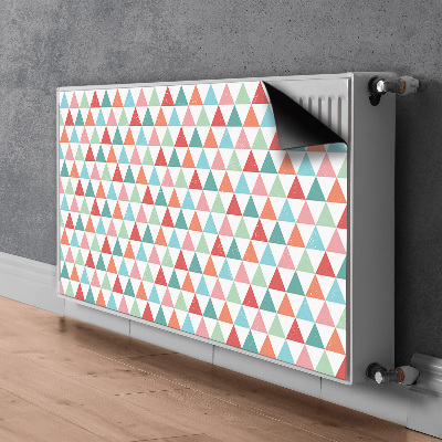 Heizkörperverkleidung magnet Bunte dreiecke