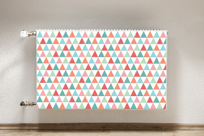 Heizkörperverkleidung magnet Bunte dreiecke
