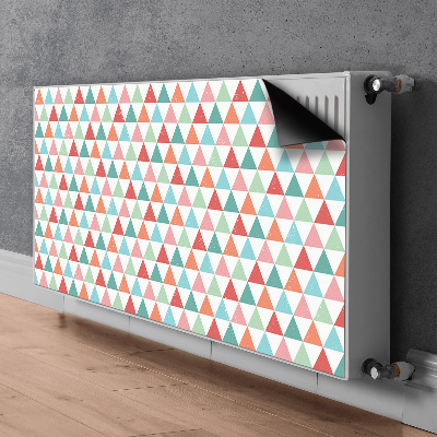 Heizkörperverkleidung magnet Bunte dreiecke