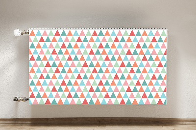 Heizkörperverkleidung magnet Bunte dreiecke