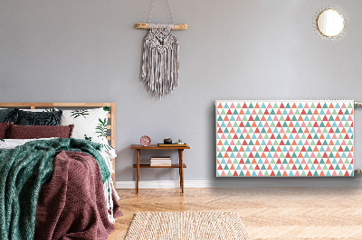 Heizkörperverkleidung magnet Bunte dreiecke