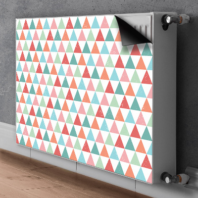 Heizkörperverkleidung magnet Bunte dreiecke