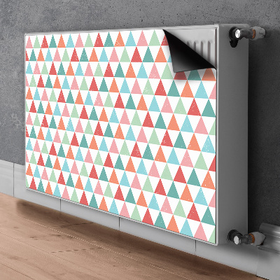 Heizkörperverkleidung magnet Bunte dreiecke