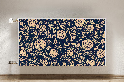 Magnet Heizkörperverkleidung Vintage goldene rosen