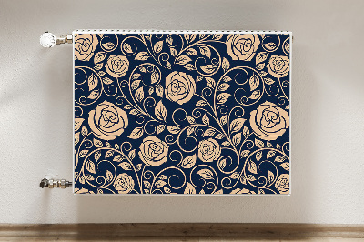 Magnet Heizkörperverkleidung Vintage goldene rosen