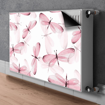 Magnet Heizkörperverkleidung Rosa libellen
