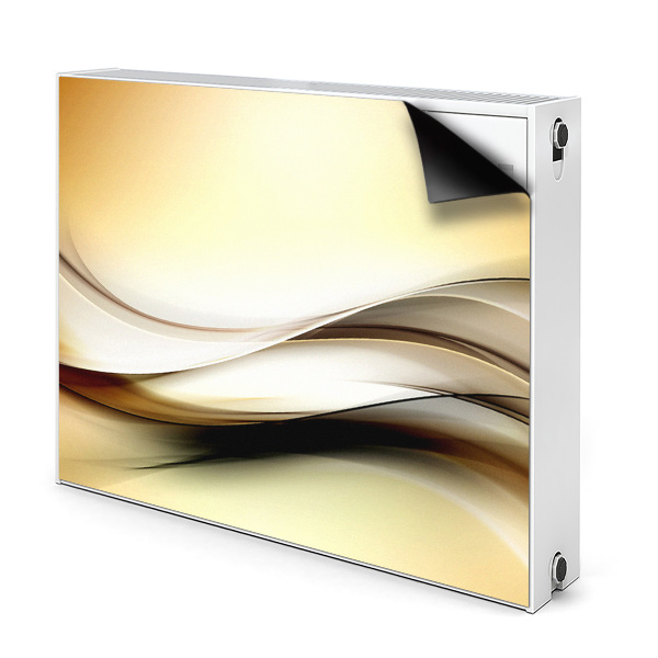 Magnet Heizkörperverkleidung Beige abstraktion