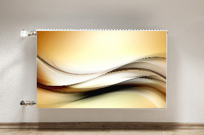 Magnet Heizkörperverkleidung Beige abstraktion