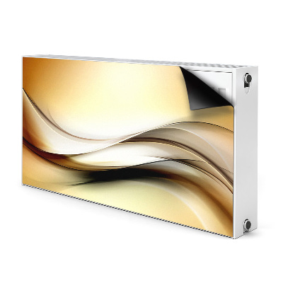 Magnet Heizkörperverkleidung Beige abstraktion