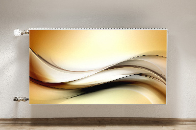 Magnet Heizkörperverkleidung Beige abstraktion