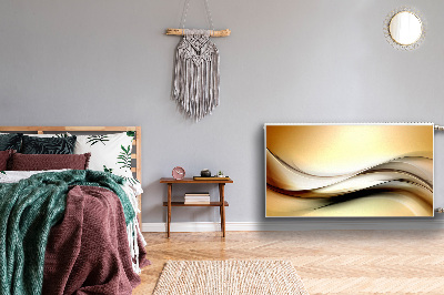 Magnet Heizkörperverkleidung Beige abstraktion