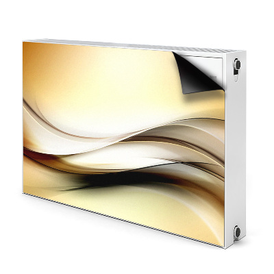 Magnet Heizkörperverkleidung Beige abstraktion
