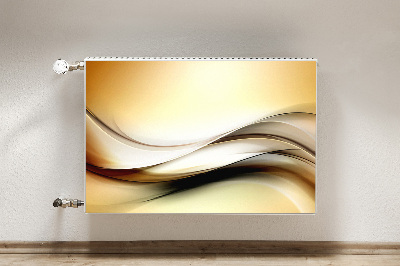 Magnet Heizkörperverkleidung Beige abstraktion