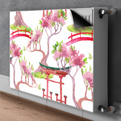 Heizkörperverkleidung magnet Japanische motive