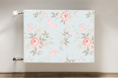 Magnet Heizkörperverkleidung Rosen und schmetterlinge