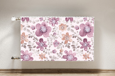 Magnet Heizkörperverkleidung Pinke blumen