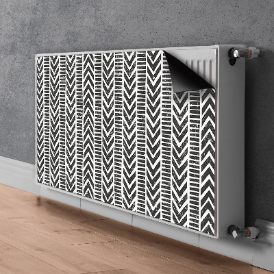 Heizkörperverkleidung magnetisch Stammesmuster