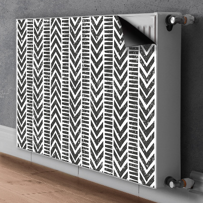 Heizkörperverkleidung magnetisch Stammesmuster